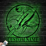 Home Decor Metal Sign Custom Spaceship 1