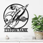 Home Decor Metal Sign Custom Spaceship 1