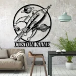 Home Decor Metal Sign Custom Spaceship 1