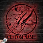 Home Decor Metal Sign Custom Spaceship 1