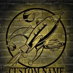Home Decor Metal Sign Custom Spaceship 1