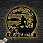 Home Decor Metal Sign Custom Werewolf Full Moon 1