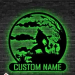 Home Decor Metal Sign Custom Werewolf Full Moon 1