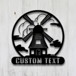 Home Decor Metal Sign Custom Windmill 1