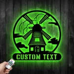 Home Decor Metal Sign Custom Windmill 1