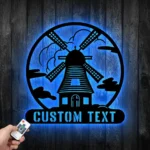 Home Decor Metal Sign Custom Windmill 1