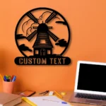 Home Decor Metal Sign Custom Windmill 1