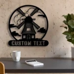 Home Decor Metal Sign Custom Windmill 1