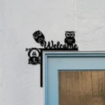 Home Decor Metal Sign Cute Owl 1