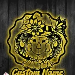 Home Decor Metal Sign Detailed Scarecrow 1