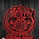 Home Decor Metal Sign Detailed Scarecrow 1