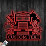 Home Decor Metal Sign Detailed School Bus 1