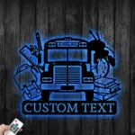 Home Decor Metal Sign Detailed School Bus 1