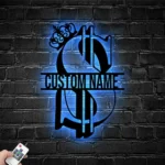 Home Decor Metal Sign Dollar Money Sign 1