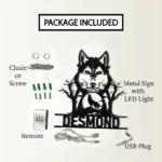 Home Decor Metal Sign Female Body 1