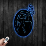 Home Decor Metal Sign Female Body 1