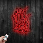 Home Decor Metal Sign Floral Book Reading 1