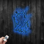 Home Decor Metal Sign Floral Book Reading 1