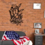 Home Decor Metal Sign Floral Book Reading 1