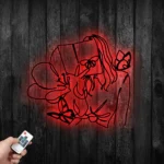 Home Decor Metal Sign Floral Girl Reading Book 1