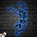 Home Decor Metal Sign Funny Skeleton Dancer 1