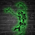 Home Decor Metal Sign Funny Skeleton Dancer 1