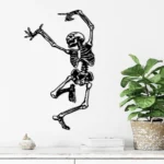 Home Decor Metal Sign Funny Skeleton Dancer 1
