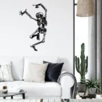 Home Decor Metal Sign Funny Skeleton Dancer 1