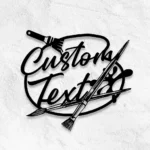 Home Decor Metal Sign Handcrafted Artist 1