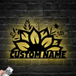 Home Decor Metal Sign Helianthus 1