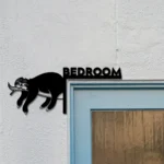 Home Decor Metal Sign Lazy Sloth 1