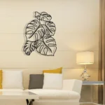 Home Decor Metal Sign Monstera Leaves 1