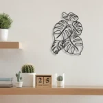 Home Decor Metal Sign Monstera Leaves 1