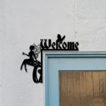 Home Decor Metal Sign Mystical Fairy With Mushrooms 1