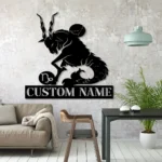 Home Decor Metal Sign Personalized Capricorn Zodiac Symbol Constellation Stars Name 1