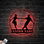 Home Decor Metal Sign Personalized Couple Dancing 1
