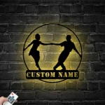 Home Decor Metal Sign Personalized Couple Dancing 1