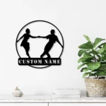 Home Decor Metal Sign Personalized Couple Dancing 1