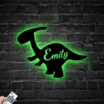 Home Decor Metal Sign Personalized Cute Baby Dinosaur 1