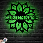 Home Decor Metal Sign Personalized Farmhouse Name 1