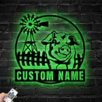 Home Decor Metal Sign Personalized Funny Pig Name 1
