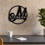 Home Decor Metal Sign Personalized Last Name 1