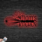 Home Decor Metal Sign Personalized Mom8217s Kitchen 1