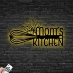 Home Decor Metal Sign Personalized Mom8217s Kitchen 1