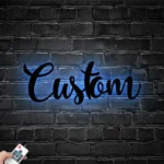 Home Decor Metal Sign Personalized Name 1