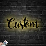 Home Decor Metal Sign Personalized Name 1