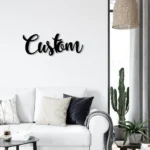 Home Decor Metal Sign Personalized Name 1