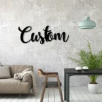 Home Decor Metal Sign Personalized Name 1