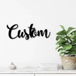 Home Decor Metal Sign Personalized Name 1