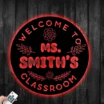 Home Decor Metal Sign Reception To Teacher8217s Classroom 1